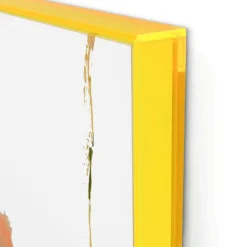 Malerifabrikken Confidential Yellow / Blandet maleri / 100 X 100 cm