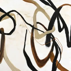 Malerifabrikken Design Painting / Once Again / 100x100 Cm / Sort ramme