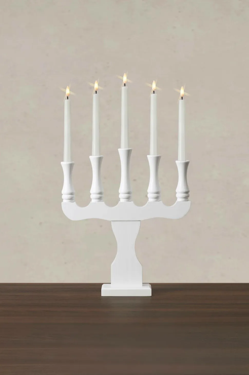 Markslöjd Lysestage Rydboholm 5L Batteridrevet