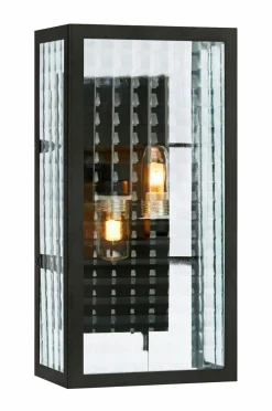 Markslöjd Væglampe Sort/Klart glas