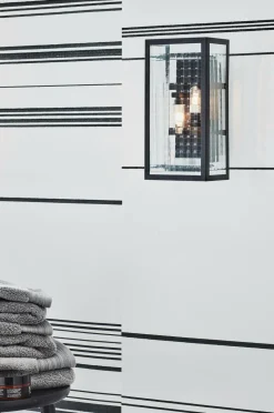 Markslöjd Væglampe Sort/Klart glas