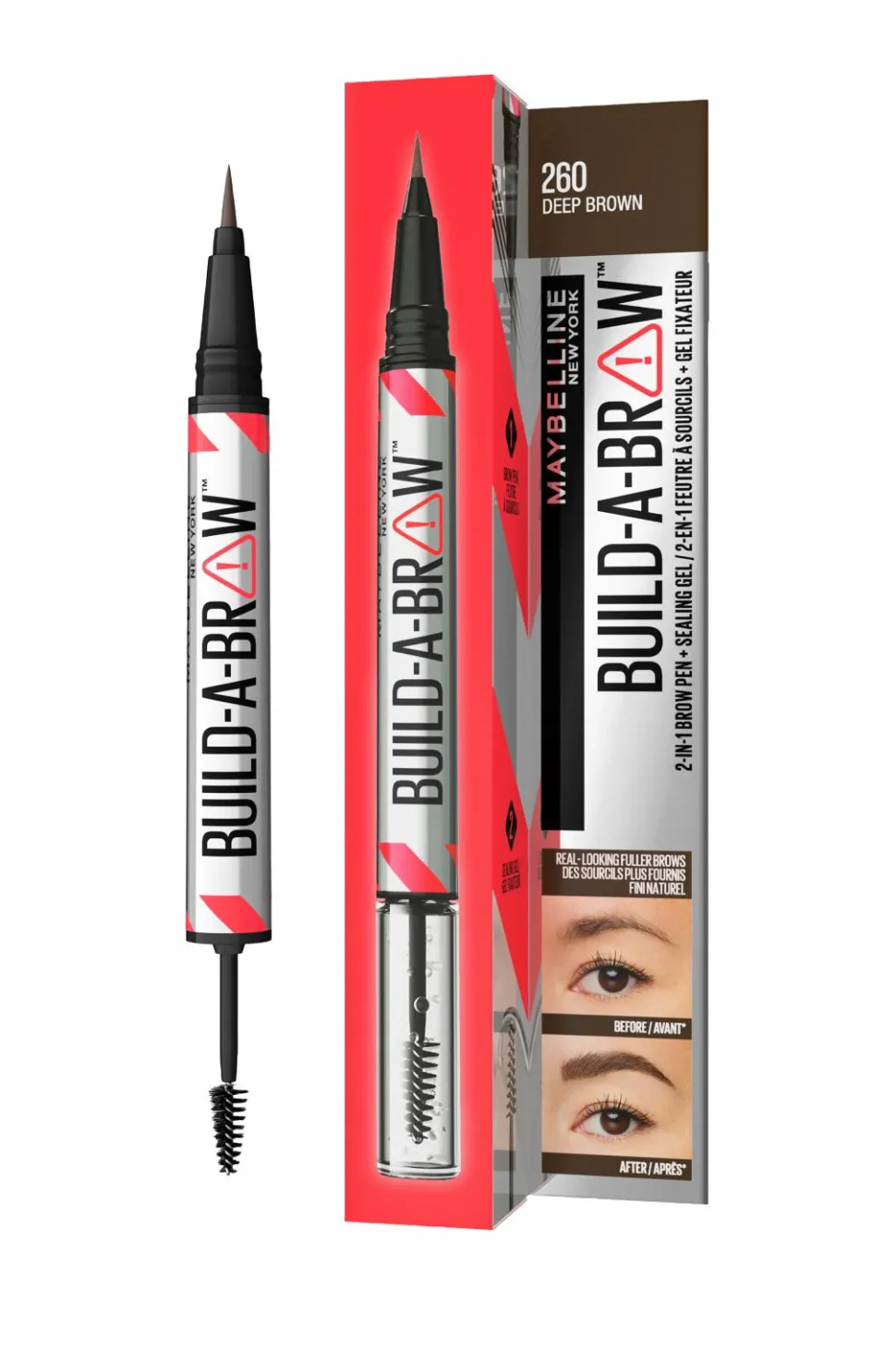 Maybelline BUILD-A-Brow 2-I-1 Brow Pen
