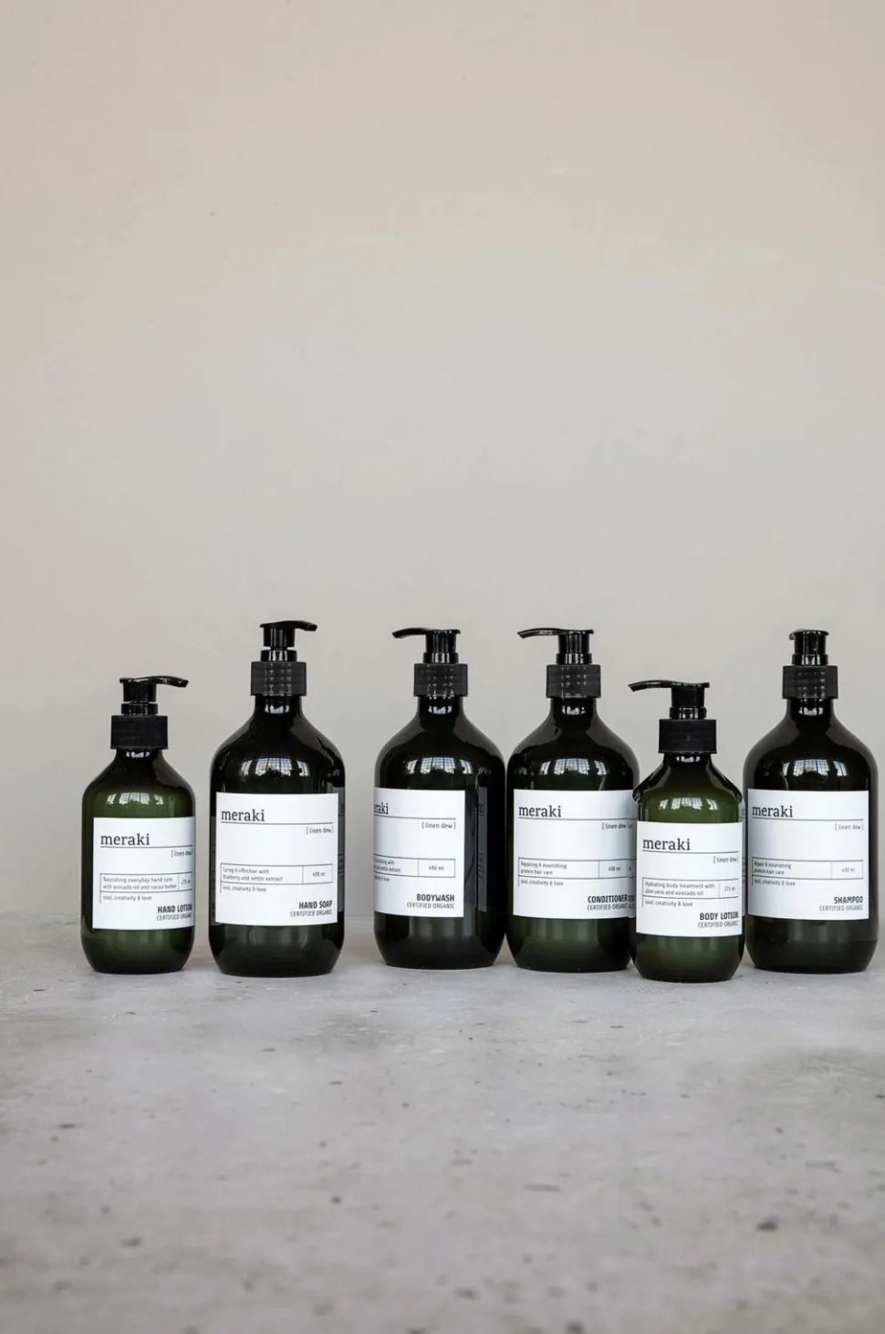 Meraki Hand Soap Linen Dew 490 ml