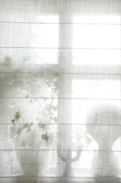 Mimou Liftgardin Ellie halvlærred 220 cm høj