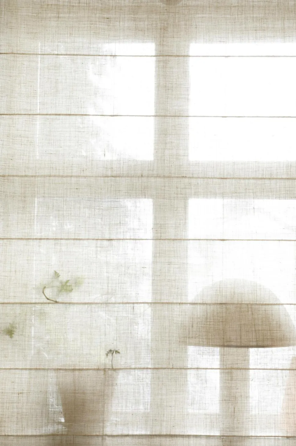 Mimou Liftgardin Ellie halvlærred 220 cm høj