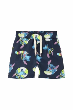 Name it Badebukser nmmMic Stitch Long Swimshorts Wdi