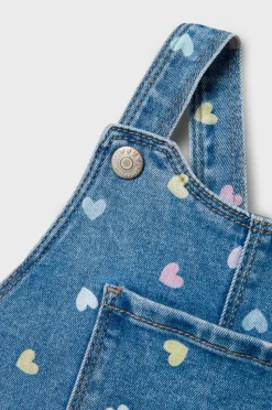 Name it Cowboynederdel nmfRosa Short Dnm Bibskirt 3555