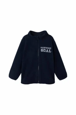 Name it Fleecetrøje nmmJohan Paw Fleece W Zip Cplg