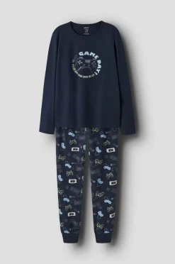 Name it Pyjamassæt nkmNightset Navy Gamer