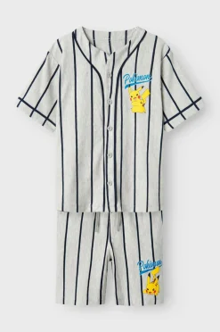 Name it Skjorte + shorts nkmMaska Pokemon Nreg Shortsset Sky