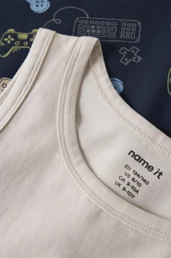 Name it Tanktop nkmTank Navy Gamer 2-pak