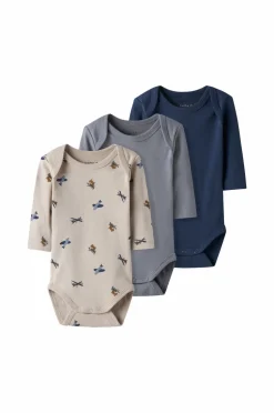 Name it baby Bodyer nbmBody LS Airplane 3-pak