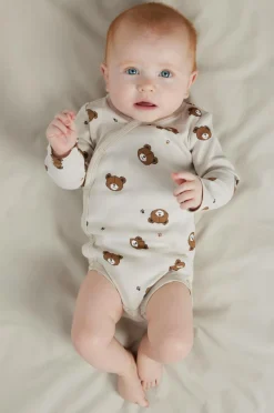 Name it baby Bodyer nbnBody LS Wrap Pumice Bear 2-pak