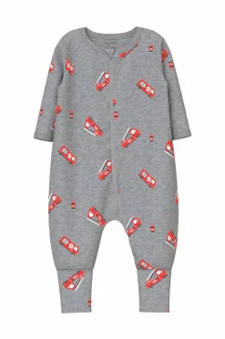 Name it baby Pyjamasoverall nbmNightsuit Zip FF Firetruck NO 2-pak