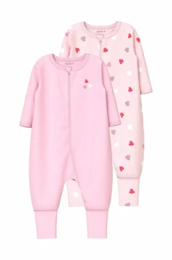 Name it baby Pyjamasoverall nbfNightsuit Zip FF Car. Heart N 2-pak