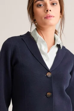 Newhouse Strikket blazer Kim