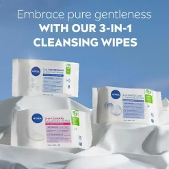 Nivea Ansigtsservietter Gentle Cleansing Wipes 25 stk.