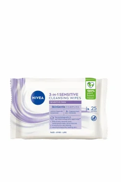 Nivea Ansigtsservietter Sensitive Cleansing Wipes 25 stk