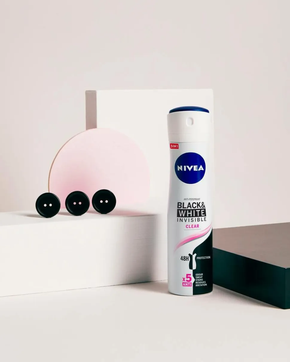 Nivea Antiperspirant Deo Spray Black & White Original 150 ml