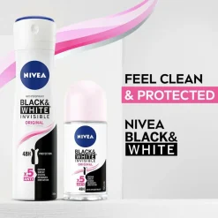 Nivea Antiperspirant Deo Spray Black & White Original 150 ml