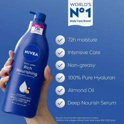 Nivea Body Lotion Rich Nourishing Pump 400 ml