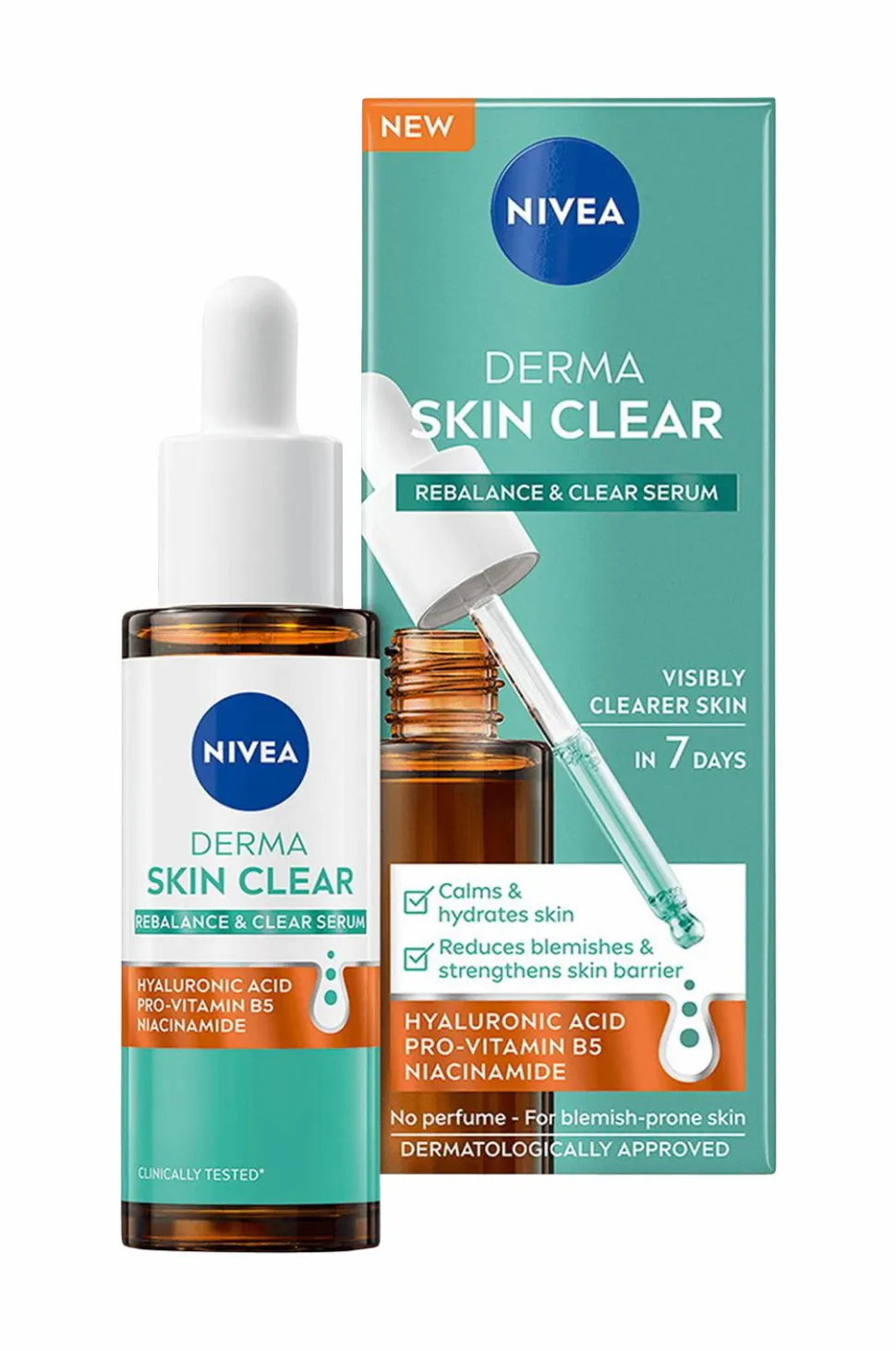 Nivea Derma Skin Clear Rebalance & Clear Serum 30Ml