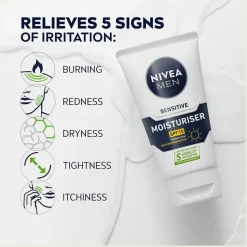 Nivea Men Sensitive Moisturiser SPF15 75 ml