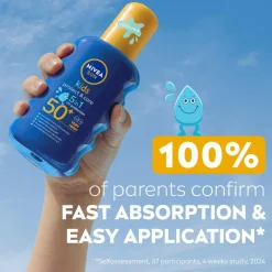 Nivea Protect & Care Kids Sun Spray Spf 50+ 200Ml