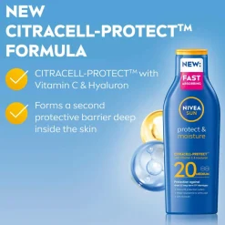 Nivea Protect & Moisture Sun Lotion SPF 20 200 ml