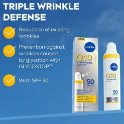 Nivea Q10 Anti-Wrinkle Expert Daily UV Fluid SPF50 40Ml