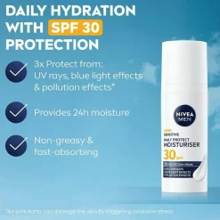Nivea Sensitive Daily Protect Moisturiser SPF30 50Ml