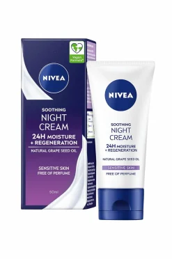 Nivea Sensitive Night Cream Tube 50 Ml