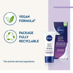 Nivea Sensitive Night Cream Tube 50 Ml