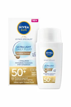 Nivea UV Face Daily Fluid Medium Tinted Spf 50+ 40Ml