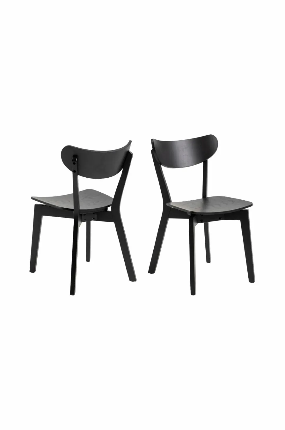 NORDFORM Roxby spisebordssæt med bord og 4 stole, 105x105x76 cm