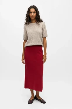 Object Nederdel objReynard HW Knit Skirt E AW Fair