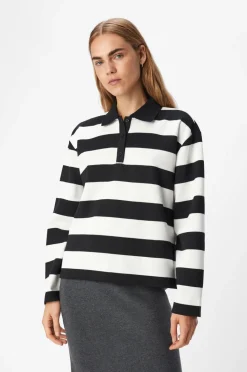 Object Poloshirt objMillie L/S LO Polo E AW Fair 24