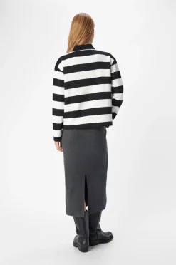 Object Poloshirt objMillie L/S LO Polo E AW Fair 24