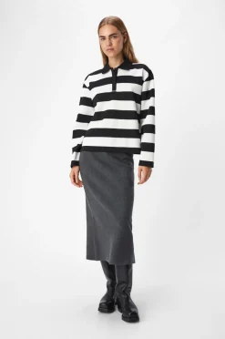 Object Poloshirt objMillie L/S LO Polo E AW Fair 24