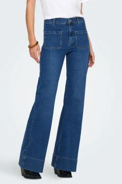 Only Jeans Onlcypress HW Pocket Flare Dnm Pim