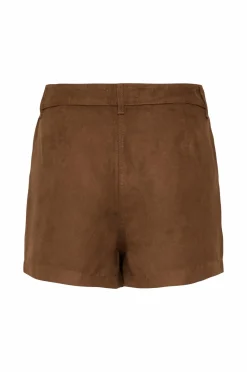 Only Shorts onlSandi MW Faux Suede Shorts Pnt