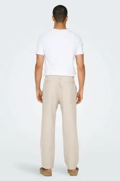 ONLY & SONS Bukser onsSinus Loose 0007 Cot Lin Pant