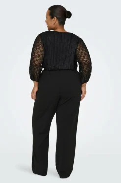 Only Carmakoma Buksekjole carBetsy 3/4 Wrap V-neck Jumpsuit