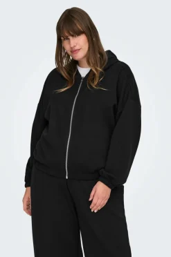 Only Carmakoma Hættetrøje carScarlett LS Elastic Zip
