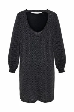 Only Carmakoma Kjole crCarol L/S Glitter