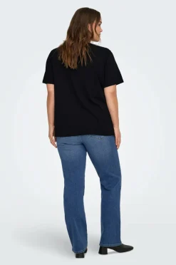 Only Carmakoma T-shirt carKita Life SS O-neck Jeans