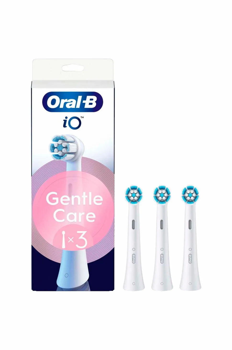 Oral B Børstehoved iO Gentle Care White 3-pak