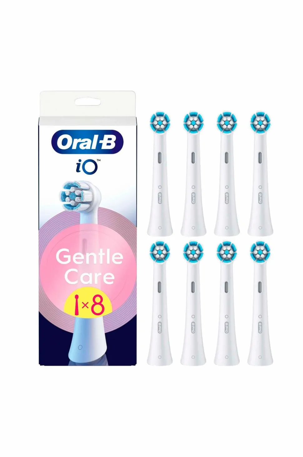 Oral B Børstehoved iO Gentle Care White 8-pak