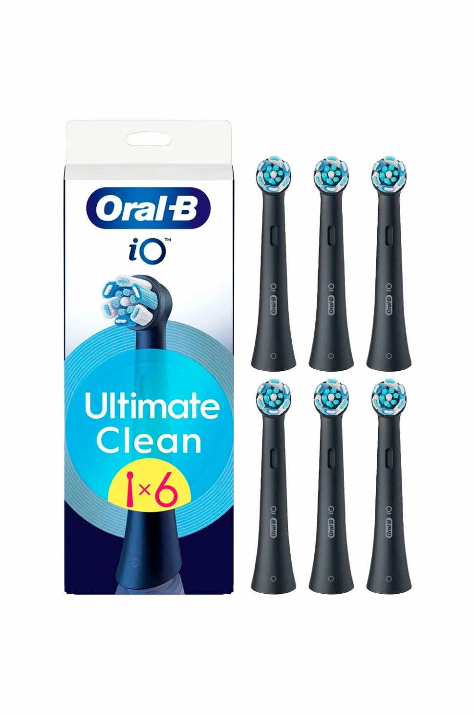 Oral B Børstehoved iO Ultimate Clean Black 6-pak