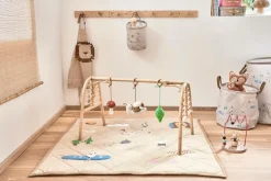 OYOY Living Design Forklæde Striped Demin Lion